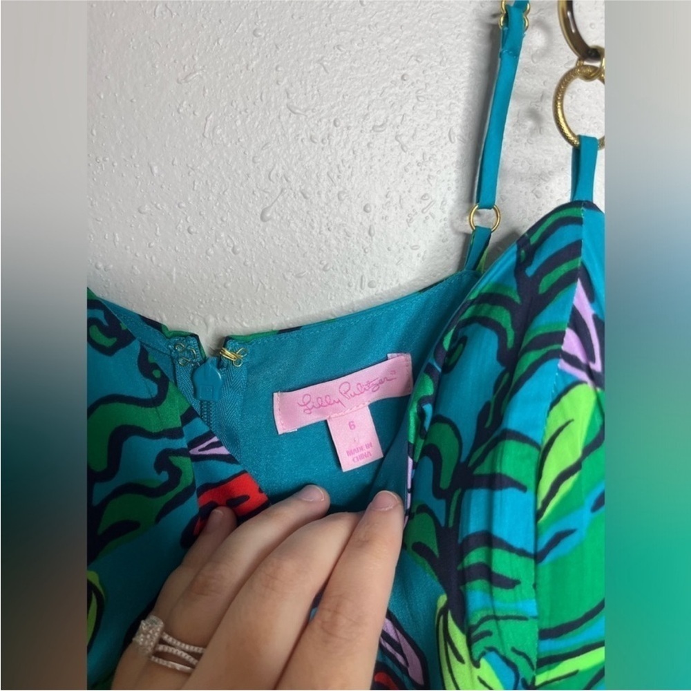 Lilly Pulitzer Joanna Maxi Dress Floral 6 - Picture 5 of 6